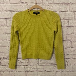 OVS cableknit cashmere blend crewneck sweater
